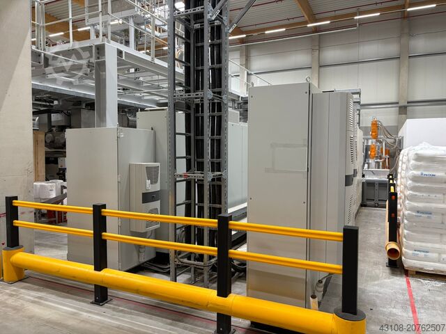 Meltblown-kuitukankaiden tuotantolinja Reifenhäuser Reicofil MB 1600