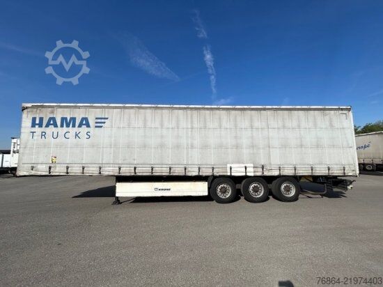 Rơ moóc bán mở với bạt phủ KRONE SD TAUTLINER, EDSCHA-VERDECK,  BPW-ACHSEN,