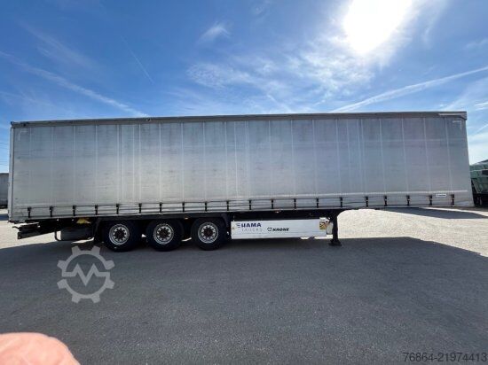 Rơ moóc bán mở với bạt phủ KRONE SD TAUTLINER, EDSCHA-VERDECK,  SAF-ACHSEN,