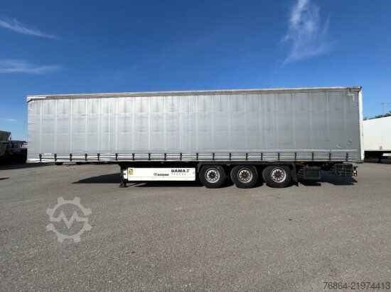Rơ moóc bán mở với bạt phủ KRONE SD TAUTLINER, EDSCHA-VERDECK,  SAF-ACHSEN,