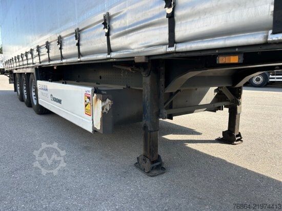 Rơ moóc bán mở với bạt phủ KRONE SD TAUTLINER, EDSCHA-VERDECK,  SAF-ACHSEN,