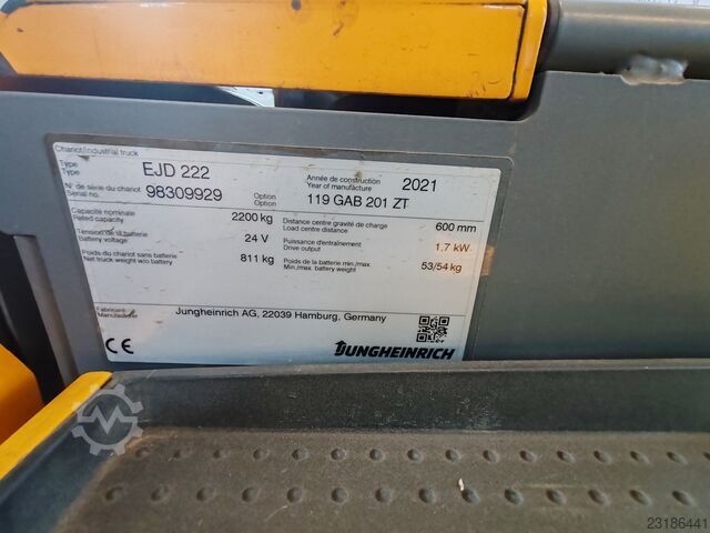Pallet Stackers Jungheinrich EJD 222 Li-Ion / 2021y/ 4947mh