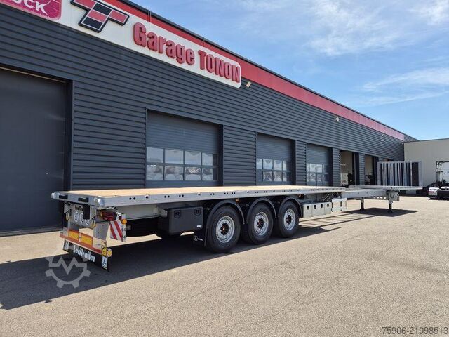 Pritschen-Sattelauflieger Lecitrailer PLATEAU TWISTLOCKS EXTENSIBLE