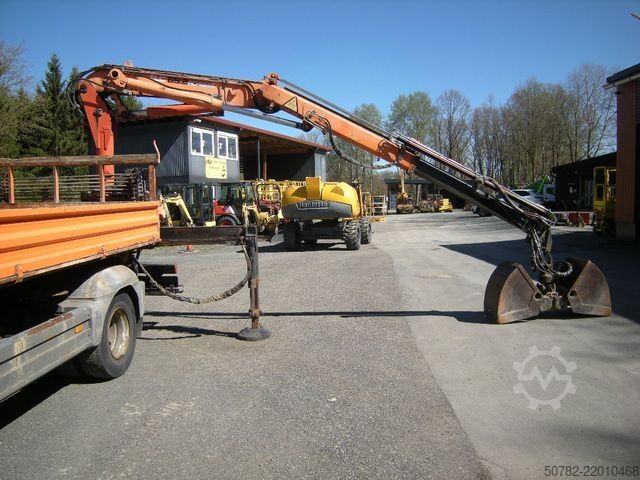 Truk pikap bak dump MERCEDES-BENZ MB 918 mit Terex TLC 65.2