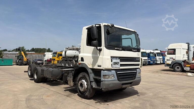 Chasis con cabina DAF CF 85.360 (FRONT STEEL / DEVANT LAMES / BOITE M...
