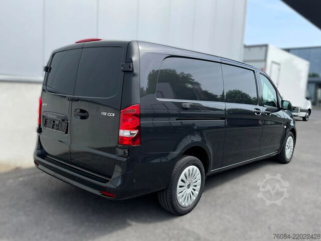 Van pengiriman kabin ganda Mercedes-Benz Vito 116 extralang *Zetelverwarming*Achteruitri...