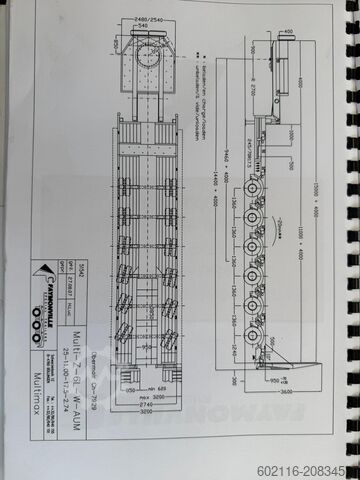 Tieflader-Sattelauflieger zum Transport von Baumaschinen FAYMONVILLE FAYMONVILLE STZ-6WAU – 6 AXLES – 92.2GVW