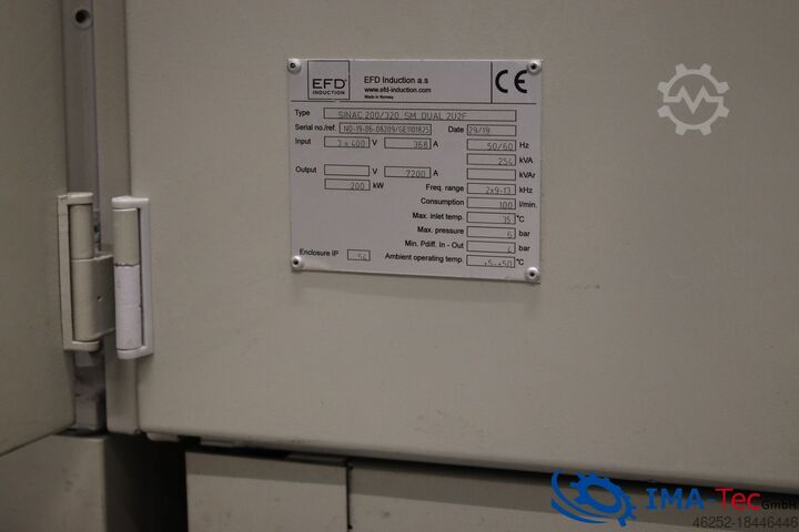 感应加热系统 EFD Induction a.s. SINAC 200/320 SM DUAL 2U2F