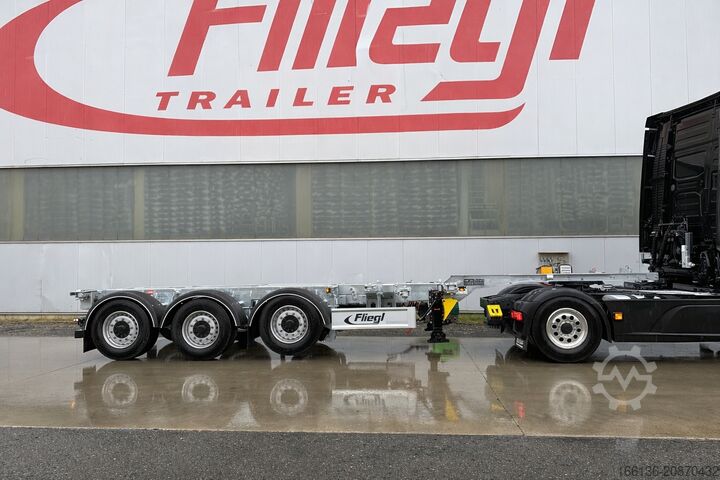 Chasis portacontenedores de 3 ejes Vario V2+ FLIEGL SDS 380 Containerchassis Vario V2+