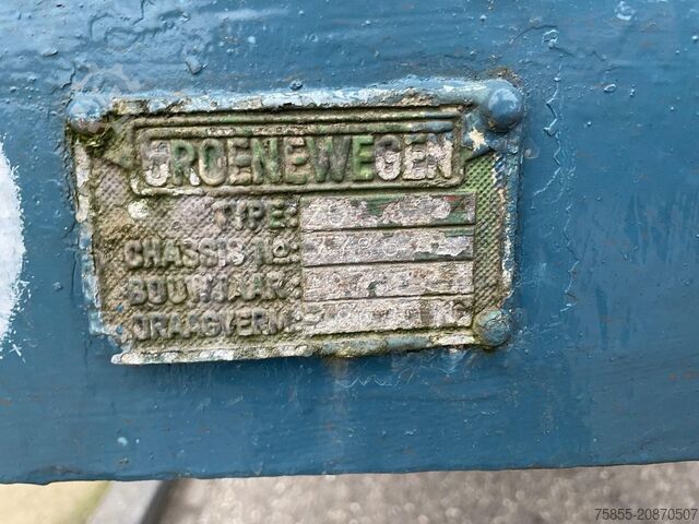 Lágur hleðslutæki Groenewegen ZOUS-15-24 Lowbed / Steel Suspension / Extendab...