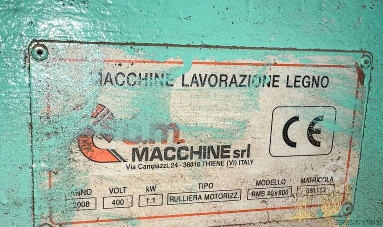 Planta completa de pintura CM Macchine TIN-EVO 300/10 + RMS 40×800