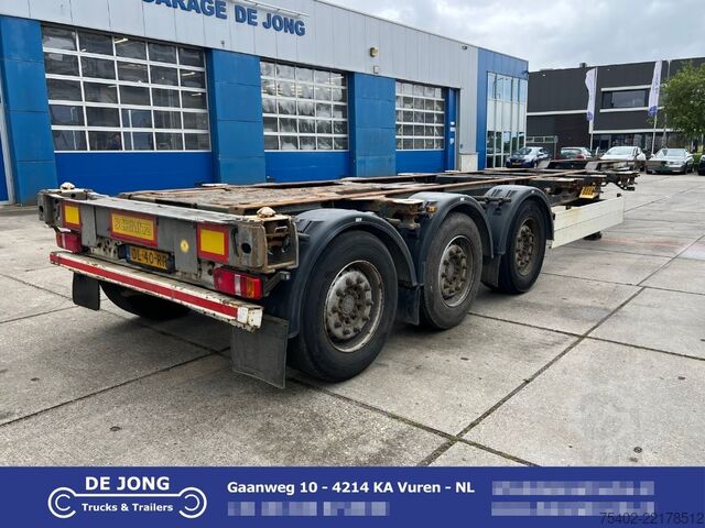 Transporte de contenedores Schmitz Cargobull SCF 24 / 2x Extendable / Lift Axle