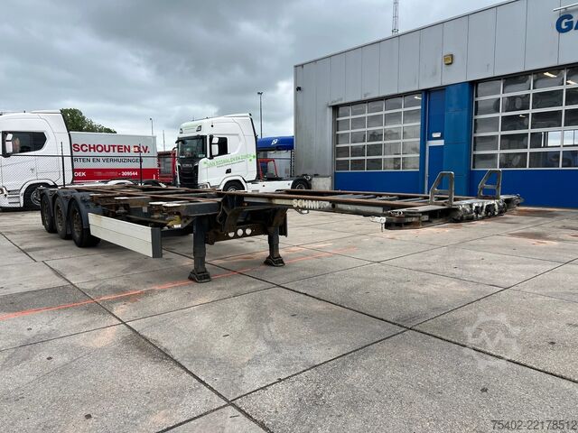 Transporte de contenedores Schmitz Cargobull SCF 24 / 2x Extendable / Lift Axle