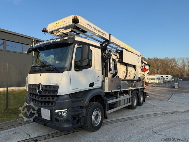 Vakumlu tank kamyonu MERCEDES-BENZ AROCS 2548 L 6x4 / KROLL Wasserrückgewinner WRS1