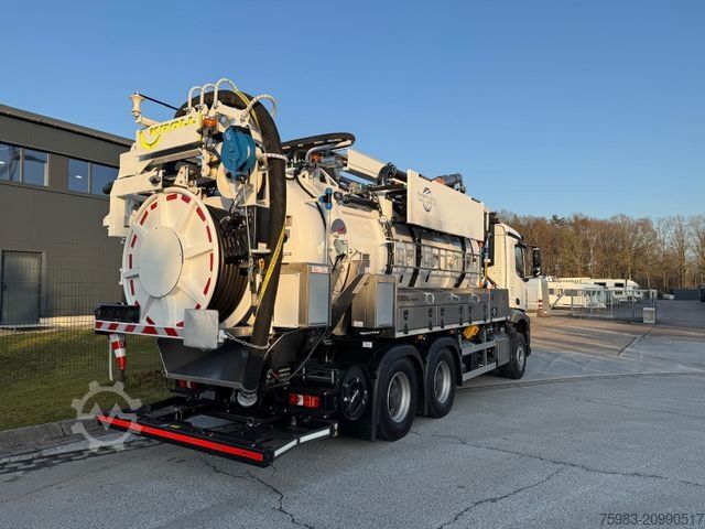 Vakumlu tank kamyonu MERCEDES-BENZ AROCS 2548 L 6x4 / KROLL Wasserrückgewinner WRS1