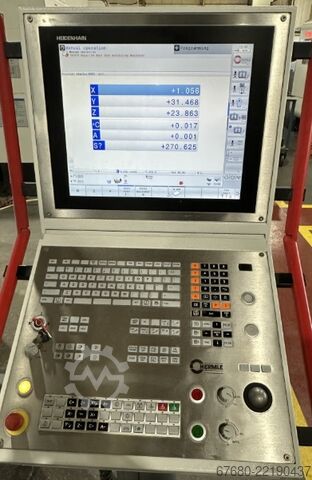 5 osa vertikalna obradni centar Hermle C 250 U