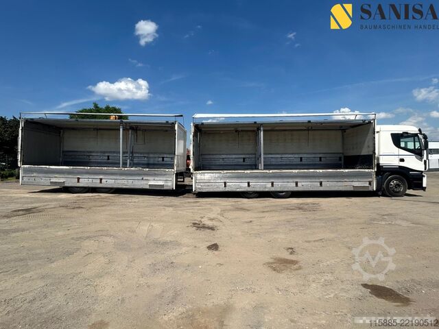 Camión de bebidas Iveco Stralis AS260S46/2x LBW/Schwenkwand/Kron