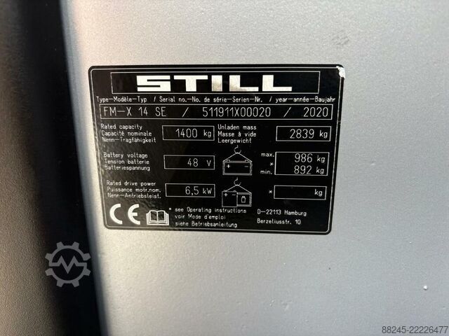 VS-22932 Carrello retrattile per esterni Still FMX14SE STILL FMX14SE