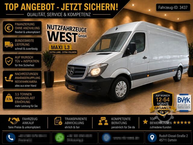 Kastenwagen hoch MERCEDES-BENZ Sprinter 314/316 CDI Maxi*AHK=3.500Kg*Garantie*