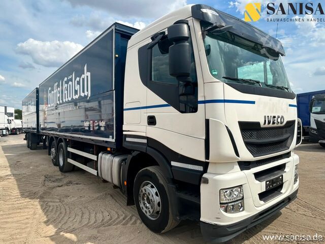 Kamion za prijevoz pića Iveco Starlis AS260S42/2x LBW/Schwenkwand/Boese Anhäng