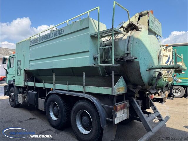 Pojazd ssący MAN 33.414 6X4 Steel springs, RVS tank