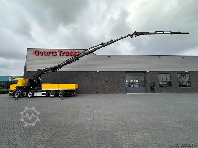 Autokrāna kravas automašīna Scania G450 8X4 BAKWAGEN + PALFINGER PK 110002 = JIB P...