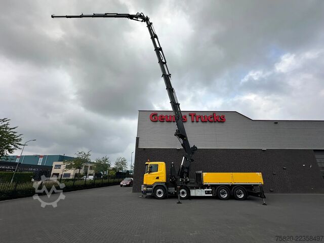 Autokrāna kravas automašīna Scania G450 8X4 BAKWAGEN + PALFINGER PK 110002 = JIB P...