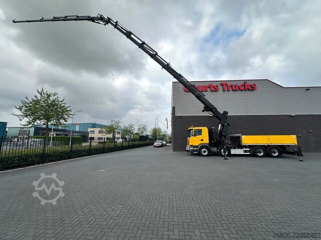 Autokrāna kravas automašīna Scania G450 8X4 BAKWAGEN + PALFINGER PK 110002 = JIB P...