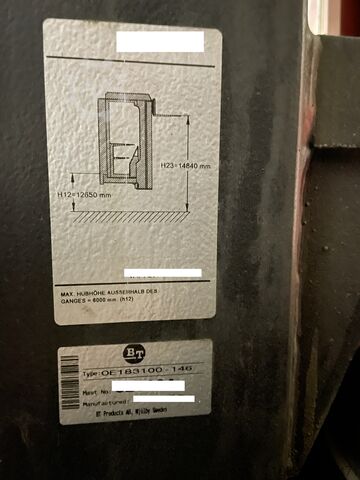 Slagač paleta BT Products AB, Sweden C15