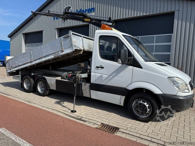 Самосвал Mercedes-Benz Sprinter 516 CDI Clixtar, HIAB Kraan/Crane/Kran...
