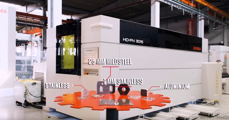 Laserschneidmaschine DURMA VORFÜHRLASER HD-FN 3015 12 kW