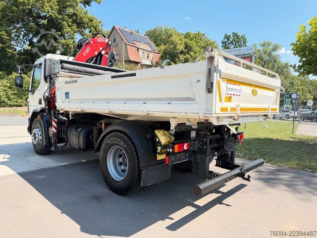 Camión volquete DAF LF 290 MEILLER Kipper KRAN 13m FUNK AHK