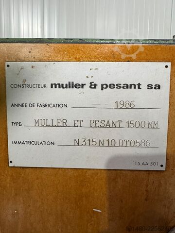 Qendër torno muller & pesant 1500x700mm