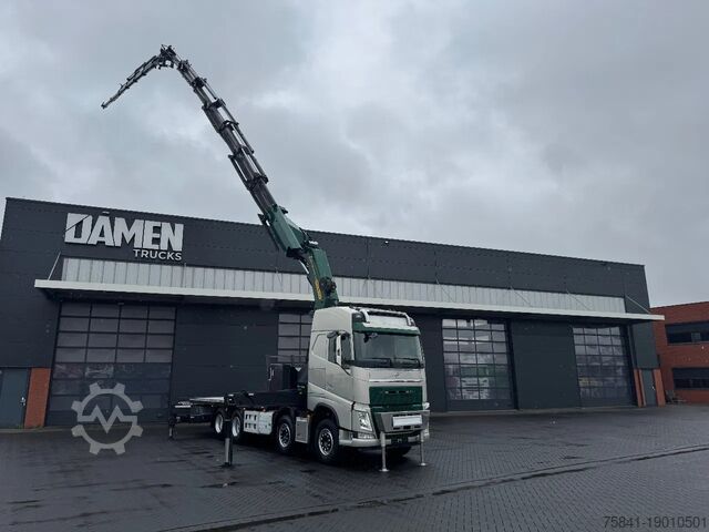 Autokrāna kravas automašīna Volvo FH 500 8x4 Palfinger PK 92002 -SH F + JIB PJ 170 E