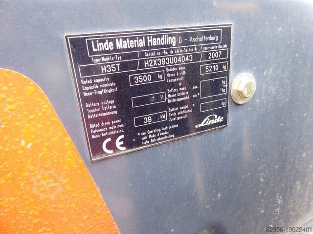 Montacargas de GLP Linde H35T