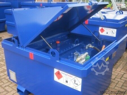 Tankbil  IBC met afsluitb. bovenbak