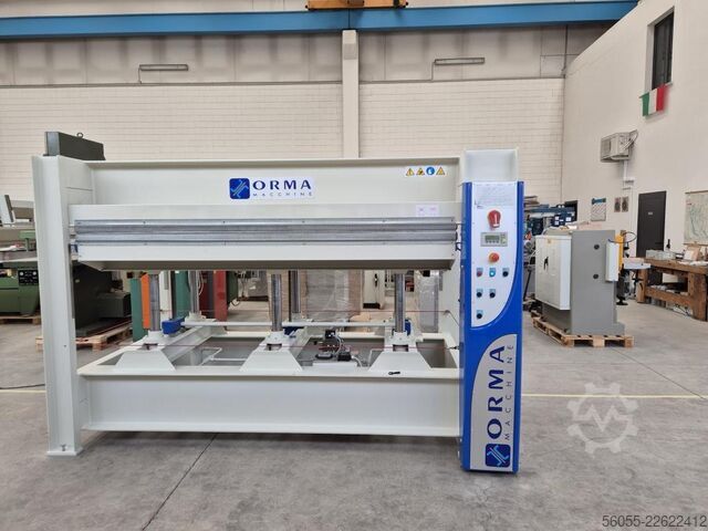 Máy ép nóng với hệ thống sưởi tấm điện ORMA MACCHINE NPC/E/DIGIT 6/90
