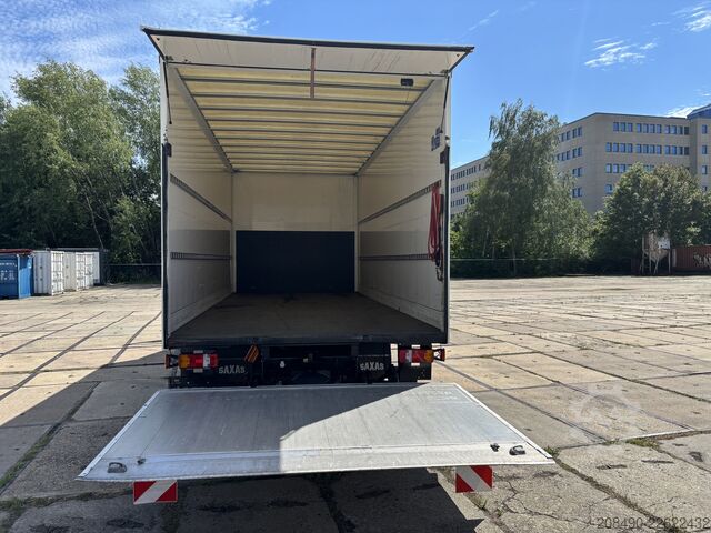 Trasportatore con box, sponda montacarichi, gancio traino, aria condizionata MAN TGL 8.190 BL, Autom.