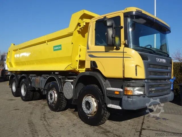 รถดัมพ์ Scania R380 8X4 STEELKIPPER 20 CUB,MANUALGEARBOX