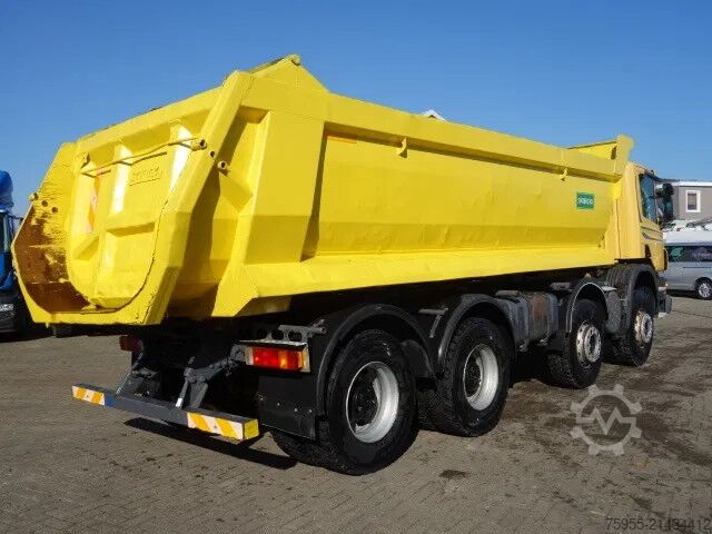 รถดัมพ์ Scania R380 8X4 STEELKIPPER 20 CUB,MANUALGEARBOX