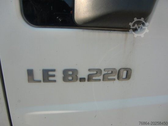 รถบรรทุกพื้นเรียบพร้อมผ้าใบคลุม MAN LE 8.220 4X2 BL PLANENAUFBAU + ANHäNGER KOMPLETTZUG