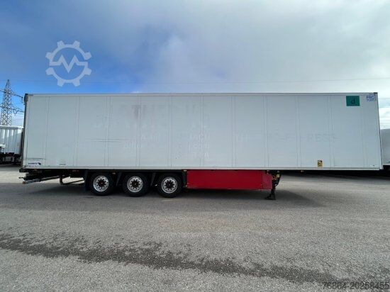 กึ่งพ่วงพื้นต่ำ SCHMITZ SCB S3B KüHLAUFLIEGER, TK SLXE 400,  LIFTACHSE, DOPPELSTOCK, BLUMENBREITE