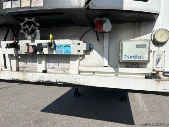 กึ่งพ่วงพื้นต่ำ SCHMITZ SCB S3B KüHLAUFLIEGER, TK SLXE 400,  LIFTACHSE, DOPPELSTOCK, BLUMENBREITE