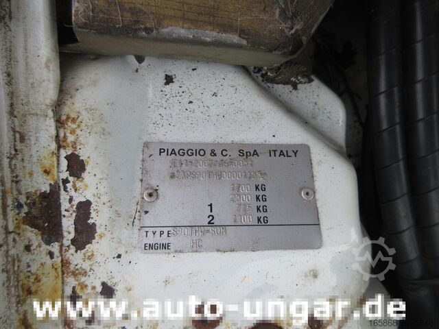 Utstyr for vintervedlikehold Piaggio Porter S90 Kipper 4x4 Winterdienst Pflug