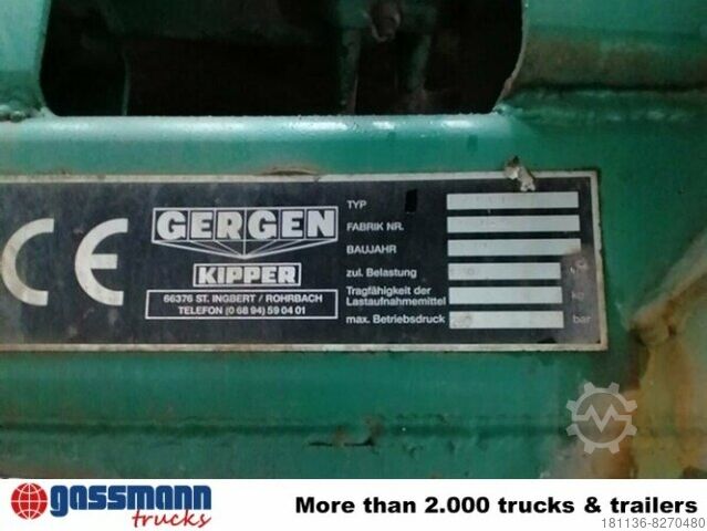 Specialios paskirties sunkvežimis TAK 20 ADONIS, Tele-Absetzanlage, Wechselaufbau