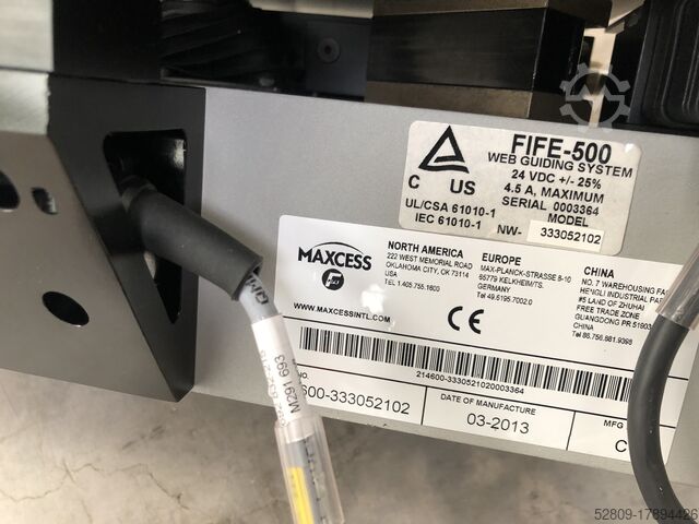  Maxcess Fife-500 Maxcess Fife-500 Web Guiding System