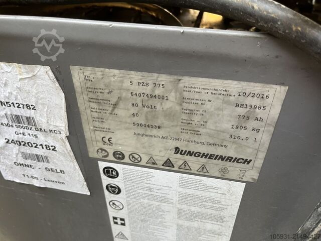 Forklift listrik 4 roda Jungheinrich EFG535k