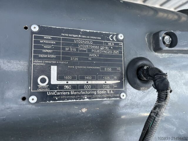 Forklift LPG UniCarriers U1D2A20LQ