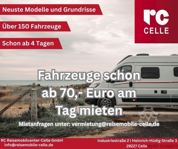 Halvintegreret autocamper BÜRSTNER Limited T 660 Tageszulassung / Winterpaket, Safe