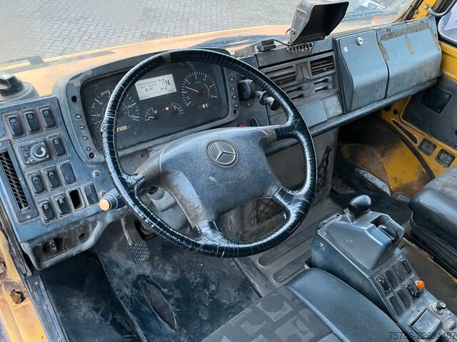 Kuorma-autoon asennettu nosturi UNIMOG U 5000 Doka Pritsche/ PK 10.502 A/ AC/ AHK/ EU 3